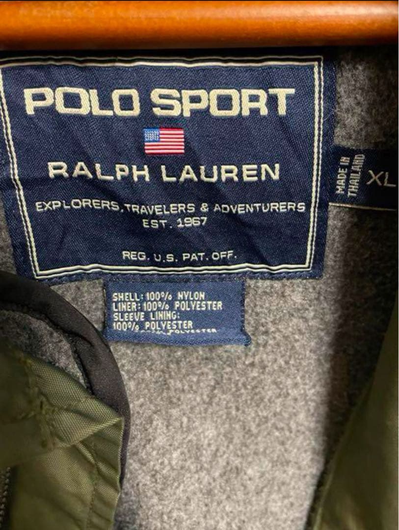 90s polo sport Ralph Laurenミリタリー ライナー