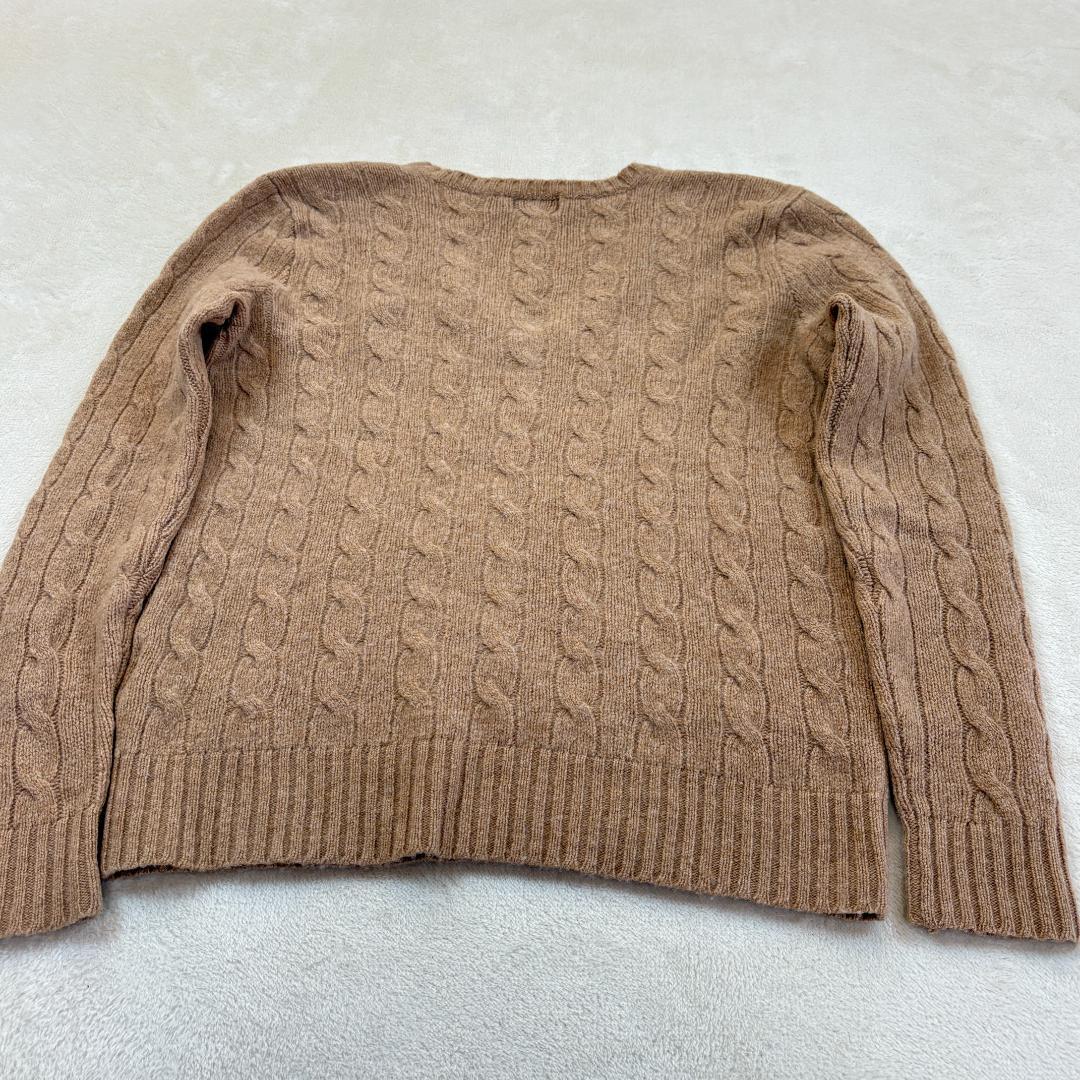 ポロラルフローレン ケーブルニット セーター ベージュ　S