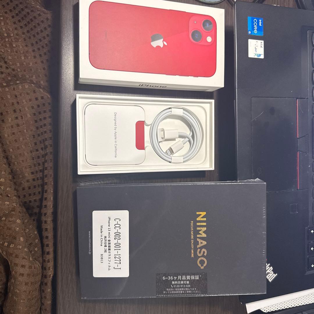 未開封新品　iPhone13mini 256GB product RED