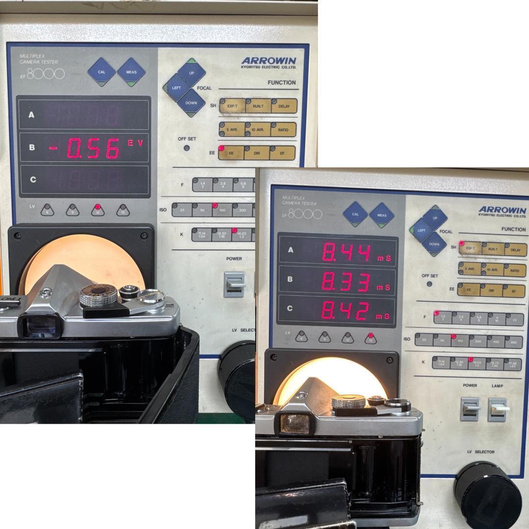 整備済 完動 Olympus OM-1 MD 50mm F1.8 露出計OK2