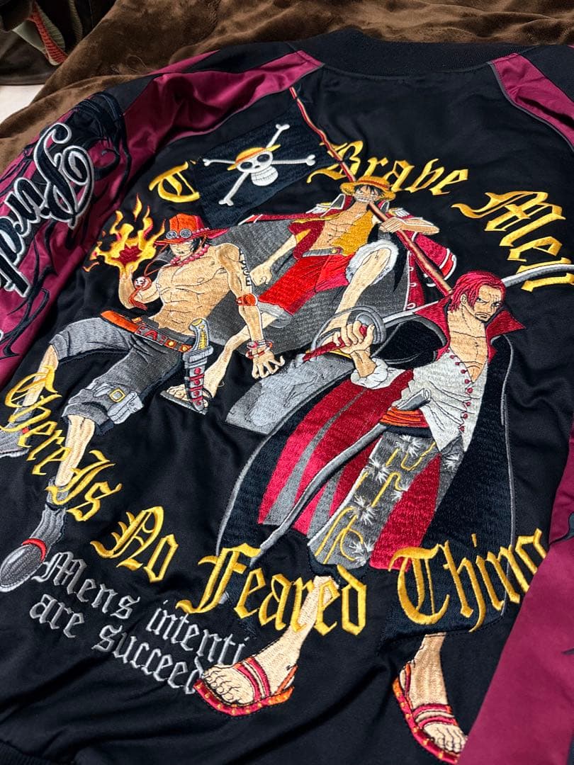 ２面用 ONE PIECE 日本限定 スカジャン vintage サテン