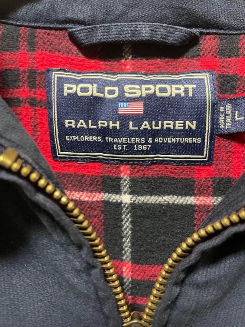 【希少】90’s POLO SPORT フライト ニュースボーイジャケット