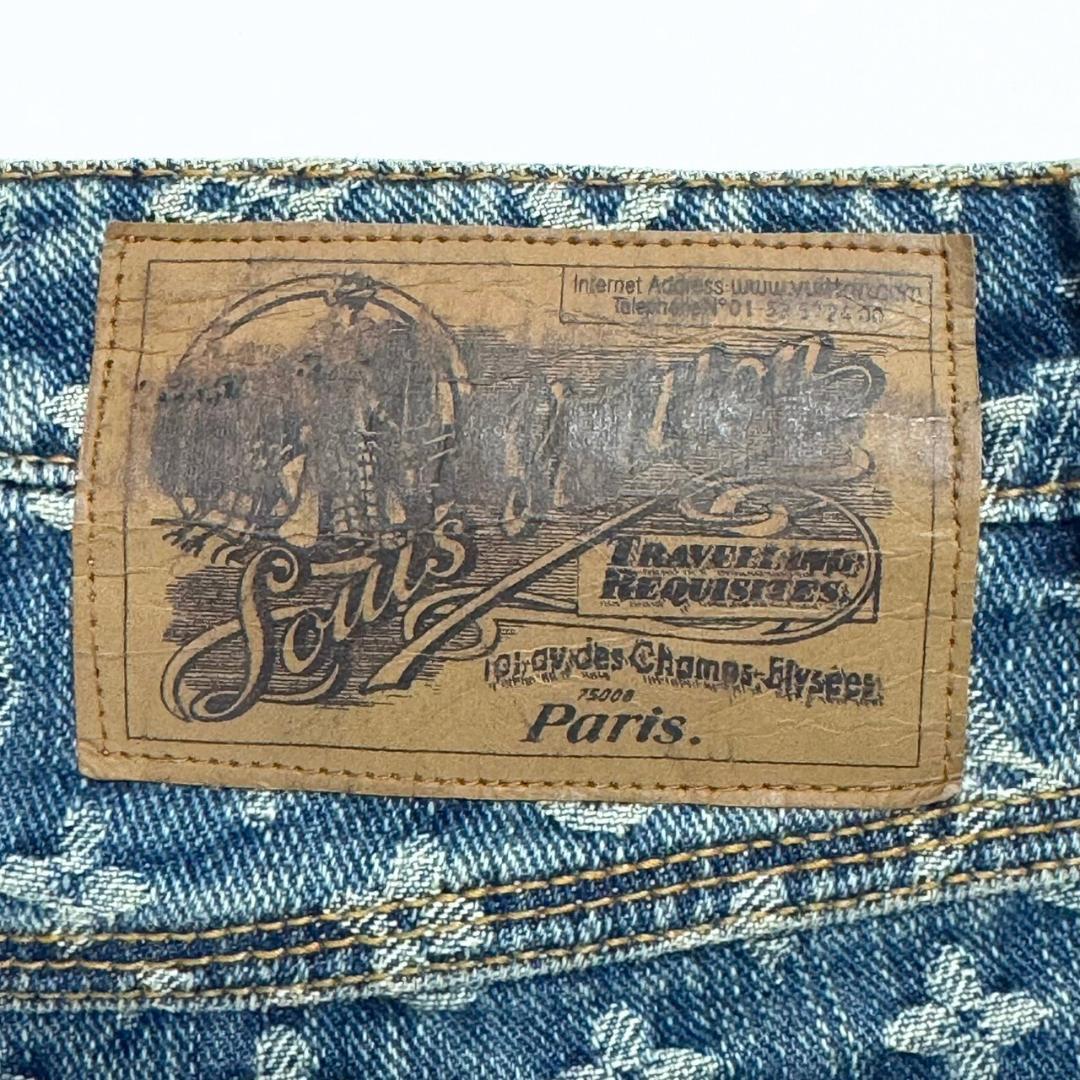 リリナ❤️様 ルイヴィトン デニムパンツ ブルー 38 モノグラムジーンズ