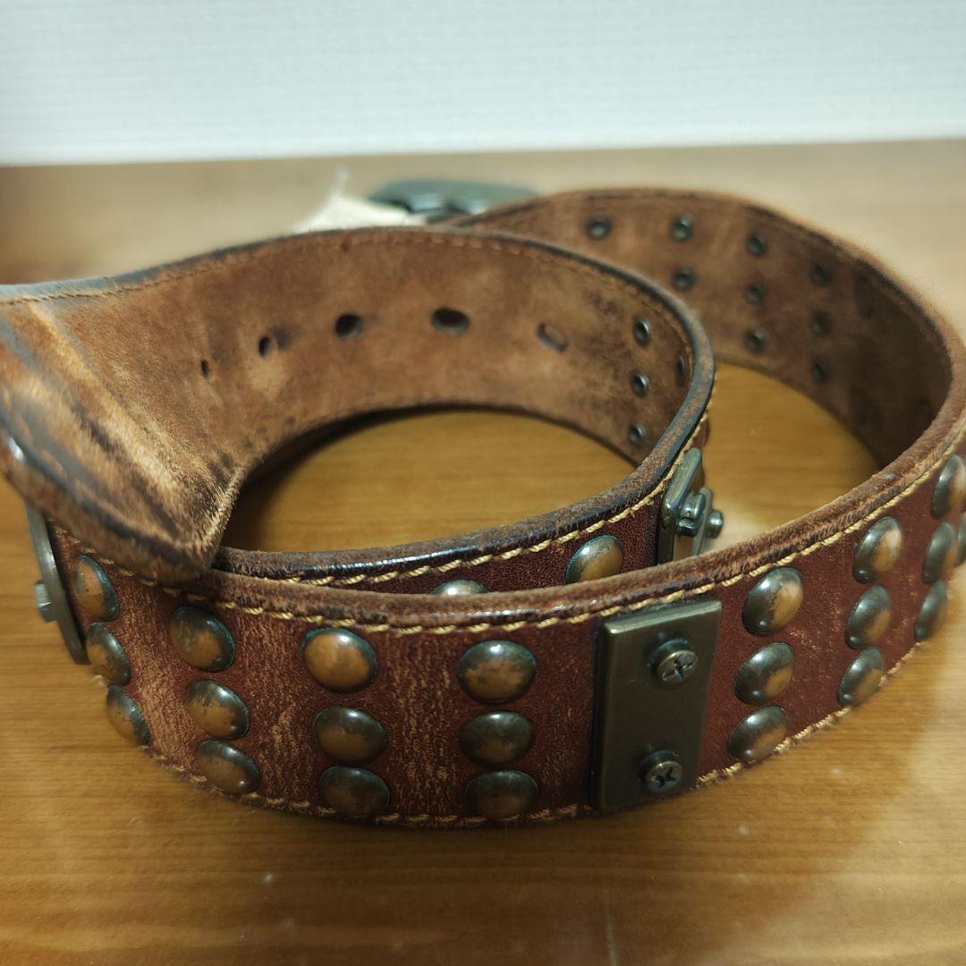 DIESEL 本革 ベルト イタリア製