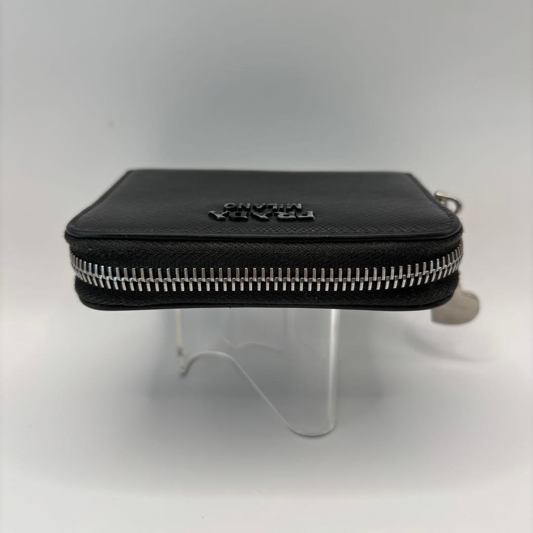 PRADA パース　ブラック　1MM268 ハート　SAFFIANO