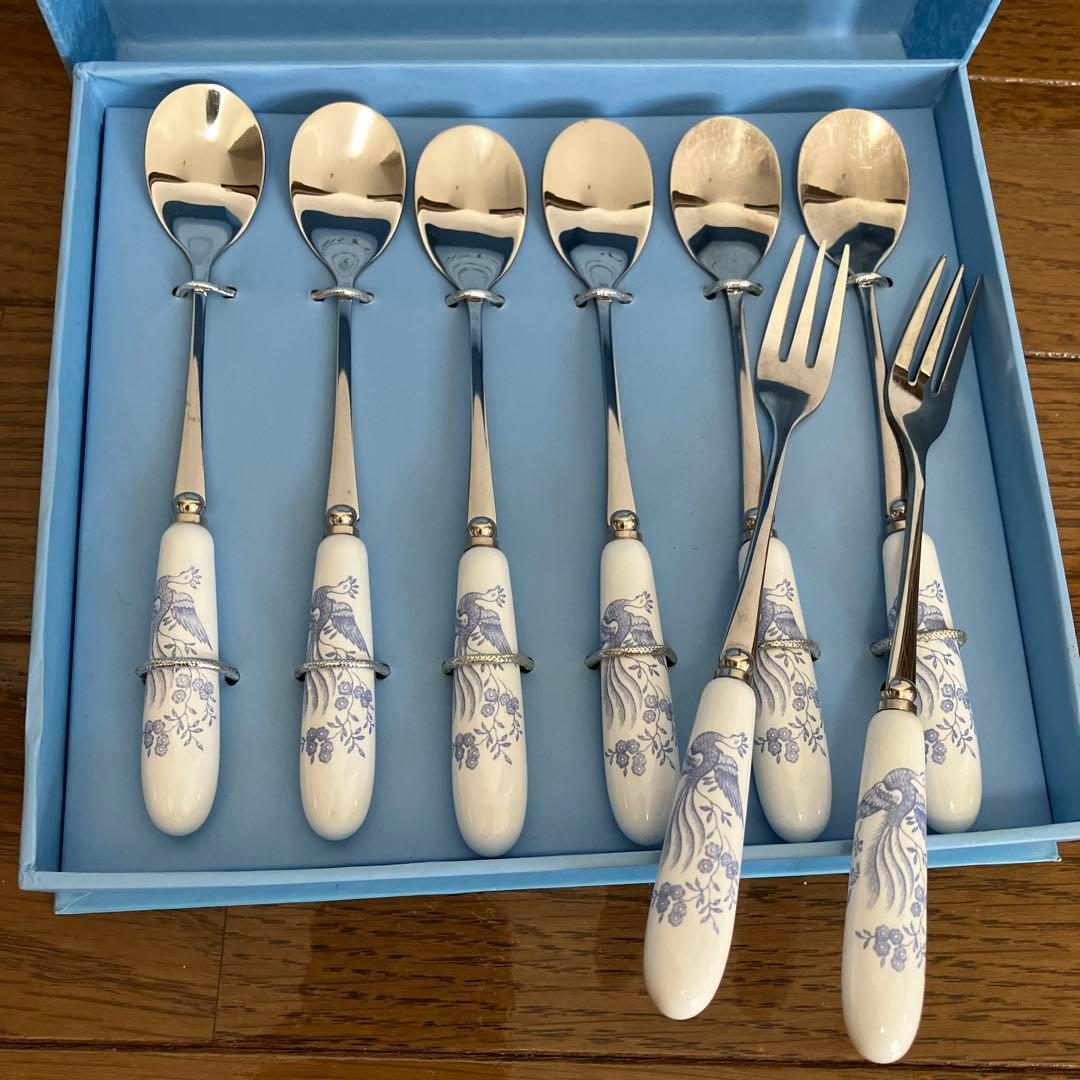 【bigones】レア バーレイ ティースプーン&ペストリーフォーク