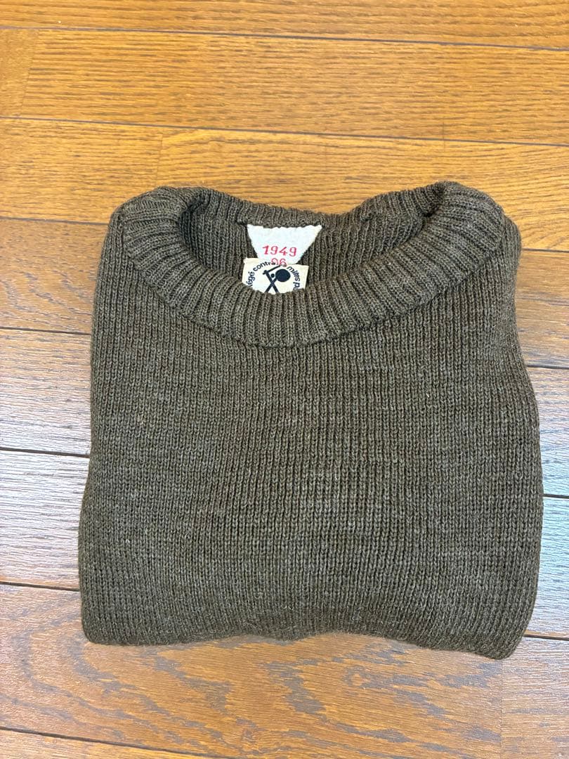 フランス軍 40s ヴィンテージ ニットデッドストック サイズ96