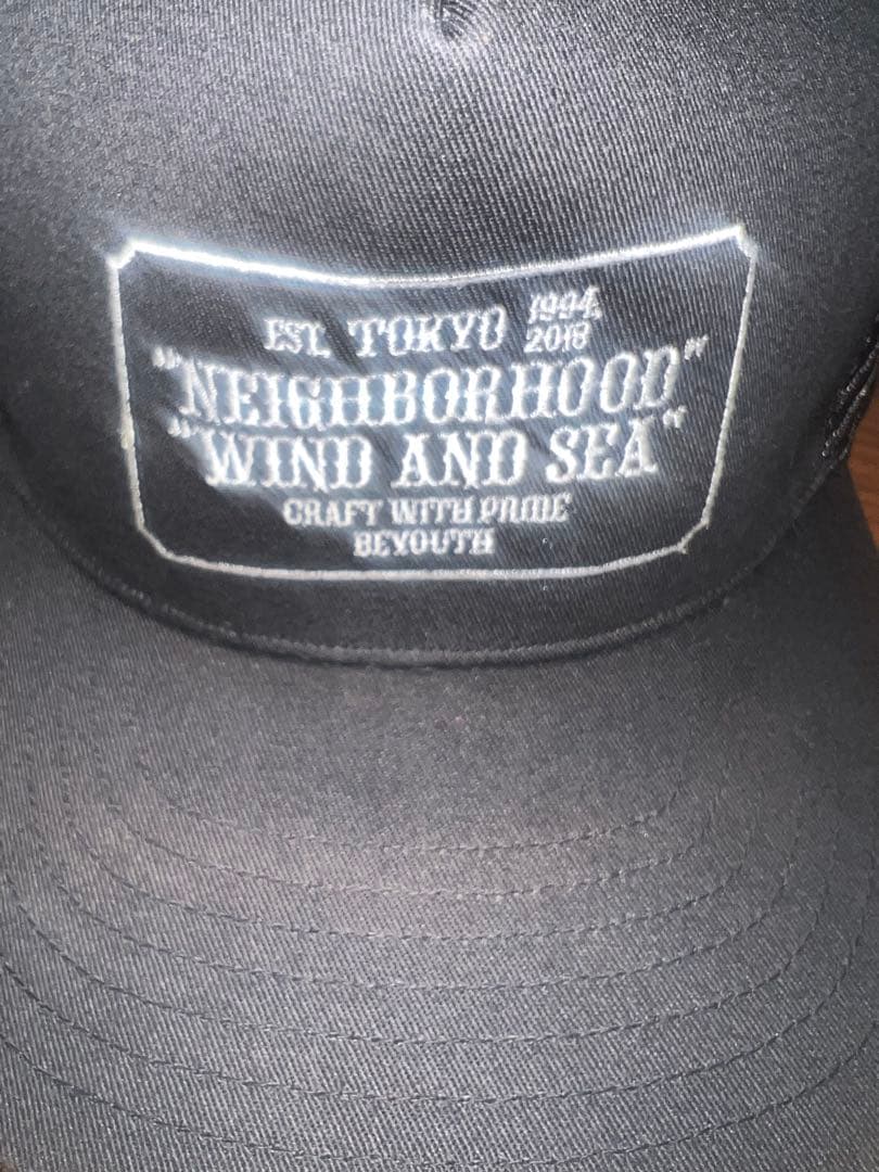 NEIGHBORHOOD WIND AND SEA メッシュキャップ黒