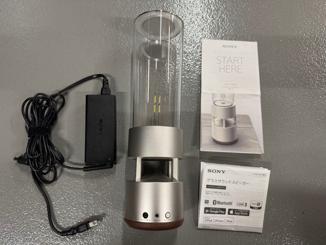 SONY グラスサウンドスピーカー　LSPX-S1