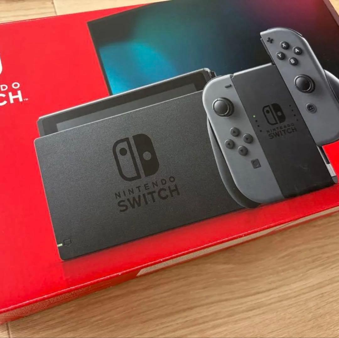 【美品】Nintendo Switch ニンテンドースイッチ本体　グレー