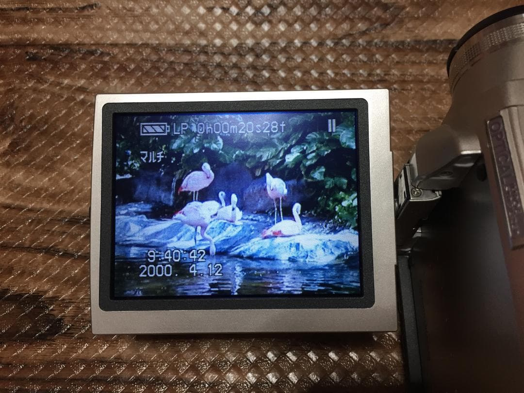 撮影再生ダビングOK　Panasonic　NV-DS200　付属品有　液晶大画面