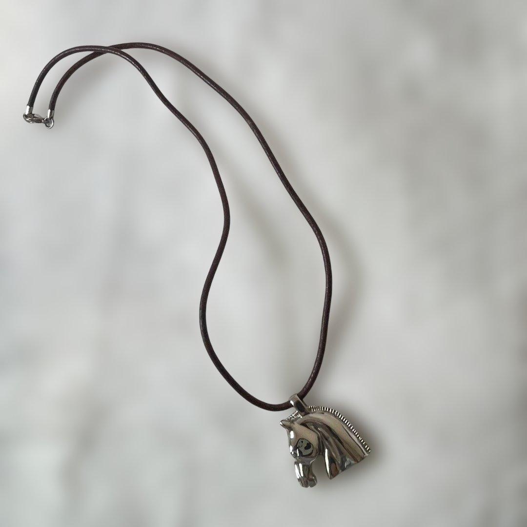 津上 翔一 HERMES エルメス ネックレス シュバルホース チョーカー