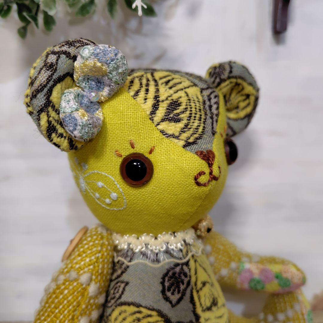 ミナペルホネン＊ハンドメイド＊ぬいぐるみ＊テディベア＊74