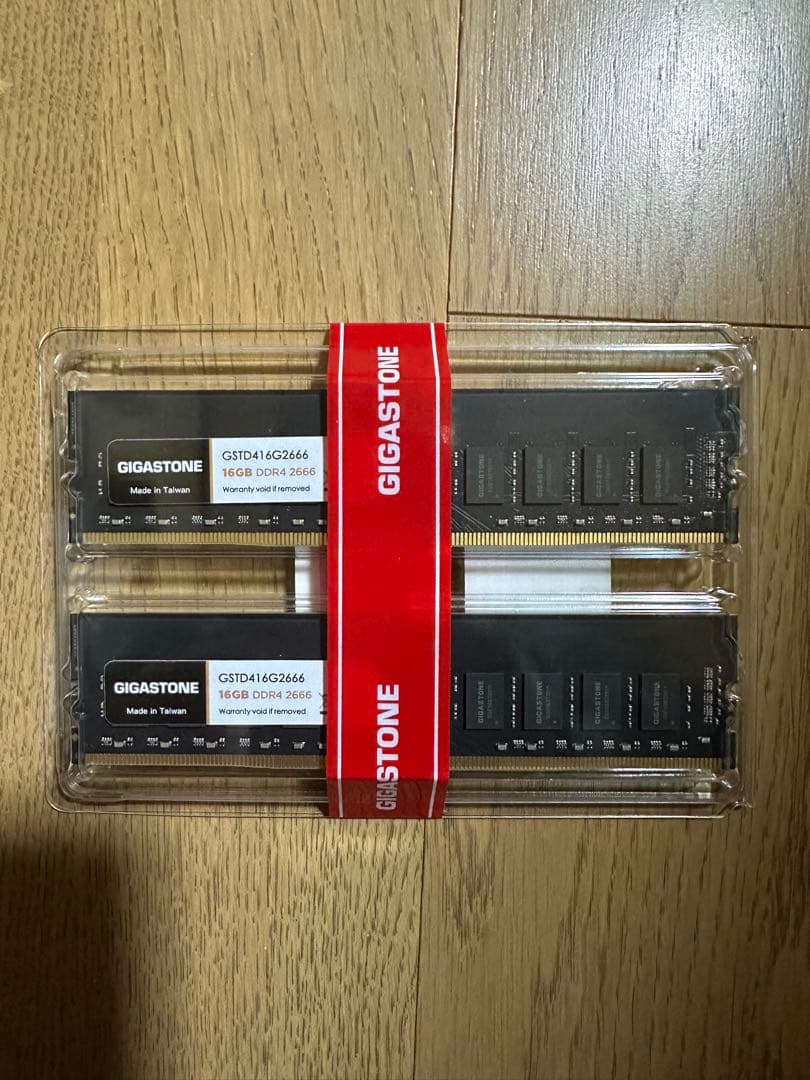 GIGASTONE DDR4 2666MHz 32GB（16GB×2枚）