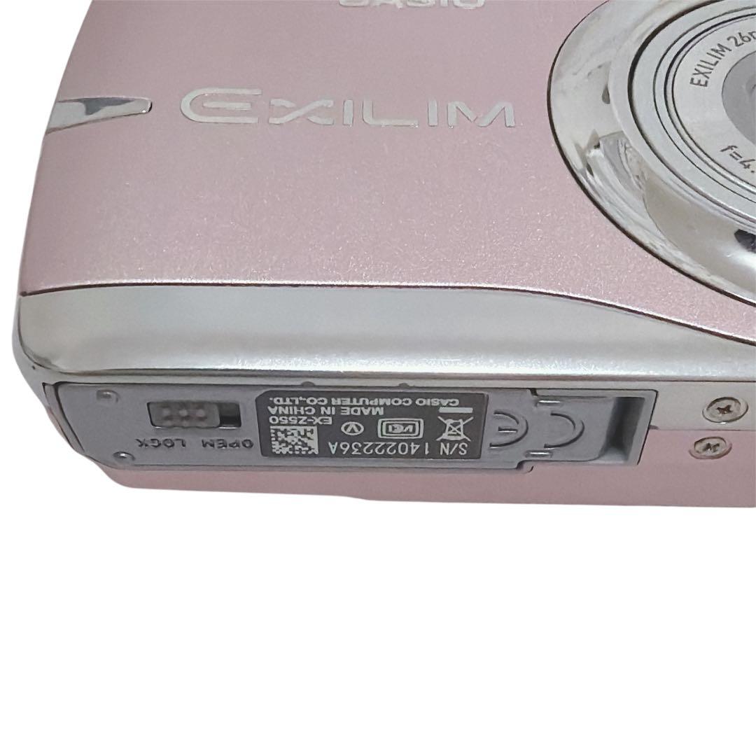 【動作品】 CASIO カシオ EX-Z550 コンパクトデジタルカメラ ピンク