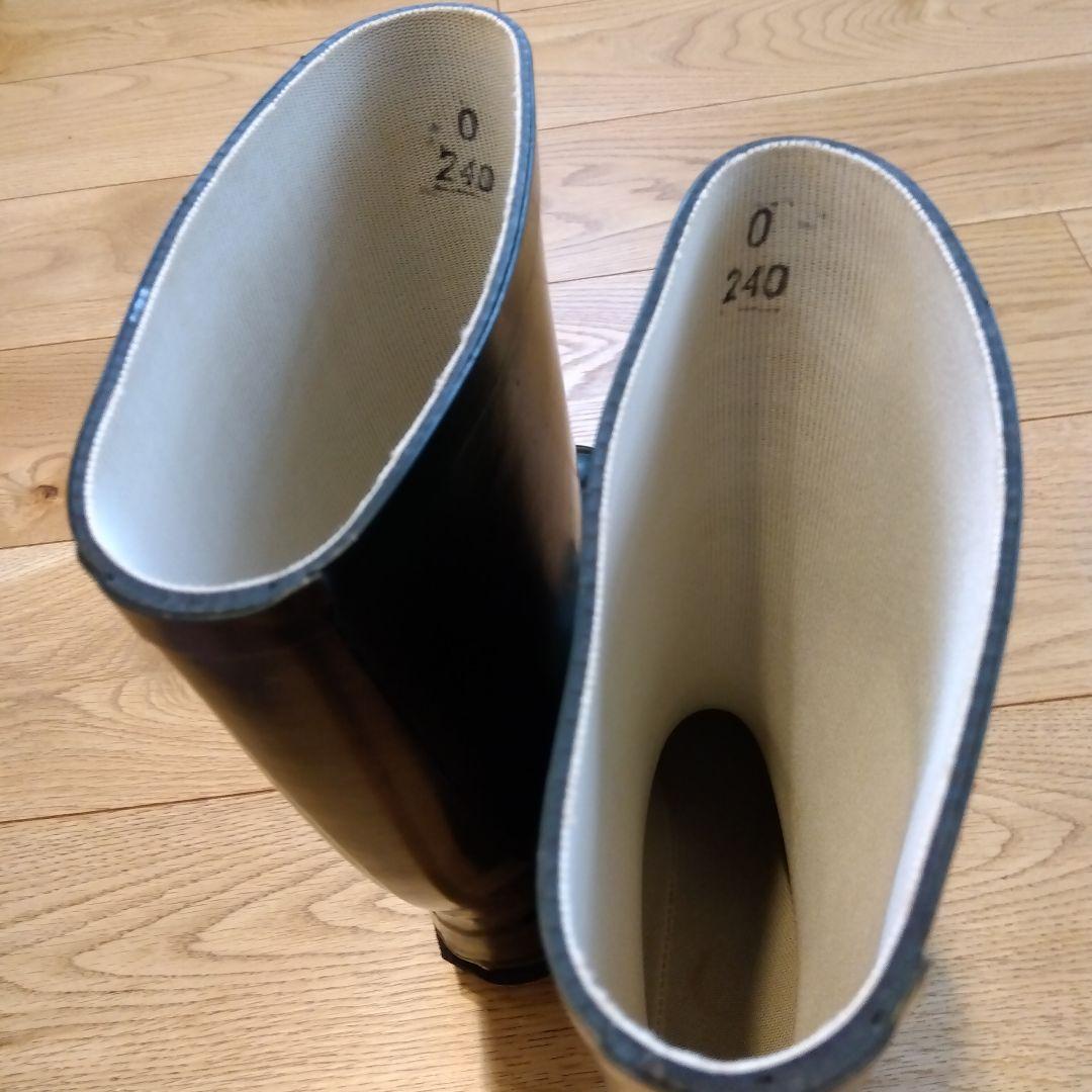 スコットランド製　長靴　レインブーツ　ラバーブーツ　ゴム靴　未使用保管品