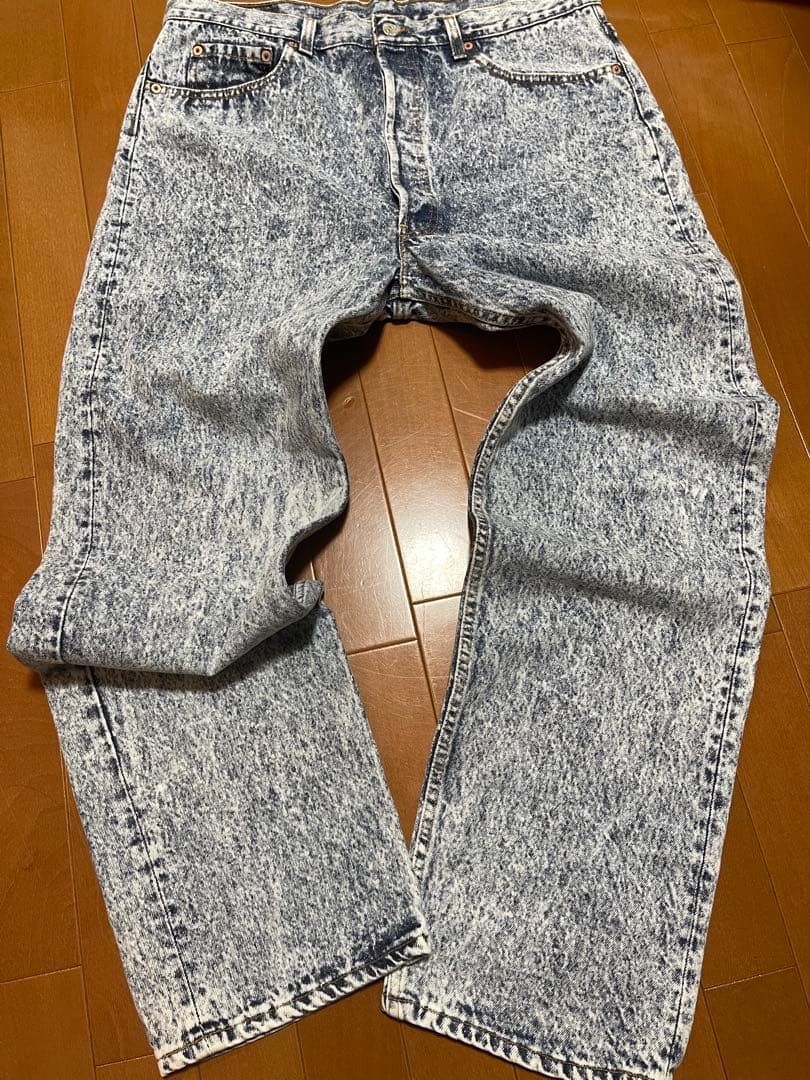 Levi's 501 chemical wash 90s USA製 W38L32