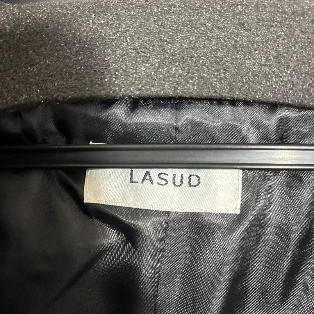 LASUD ボアコートブラック　未使用品　サイズ9号　定価34000円 タグ無し