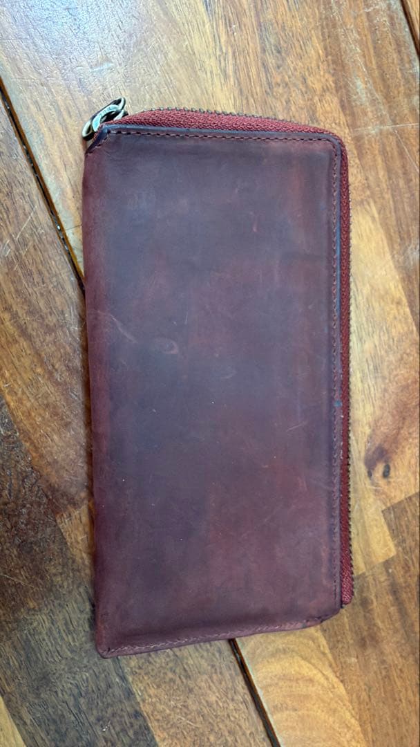 未使用Hallelujah ハレルヤ TIDY SLIM ワイン 長財布