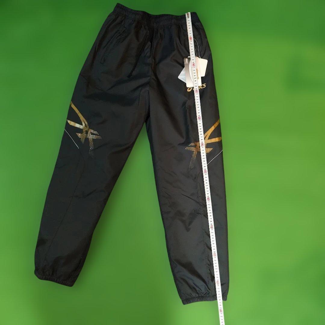 ハ*カ様 アシックス ブラック ウインドブレーカー上下 Oサイズ