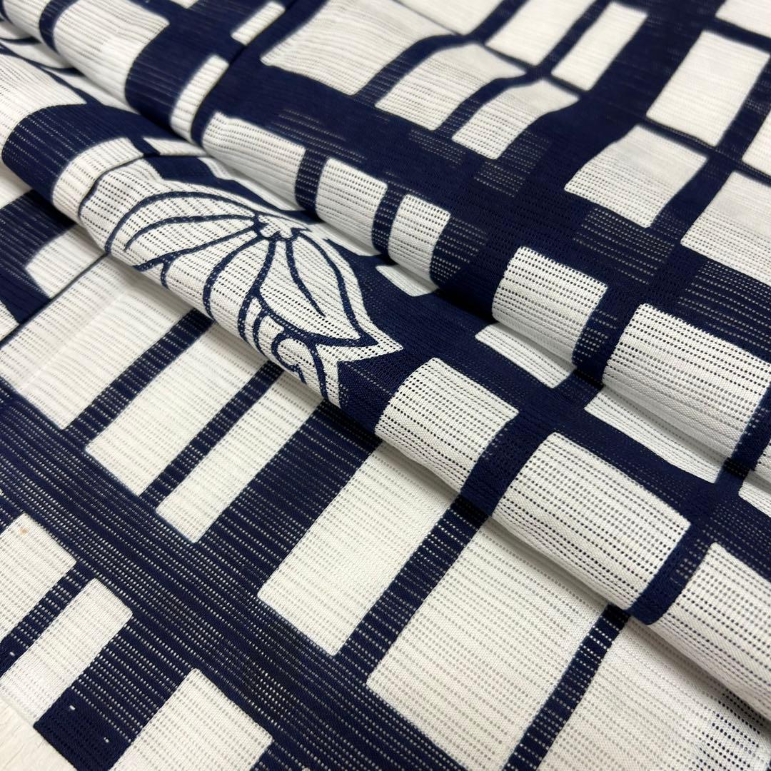 桜様【浴衣】竺仙 変わり綿絽62601