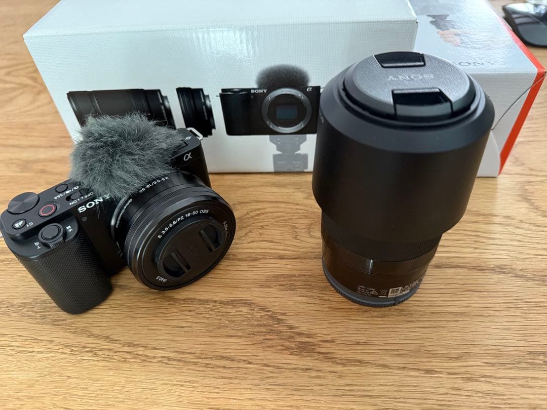 SONY vlog cam zv-e10 ズームレンズ付き