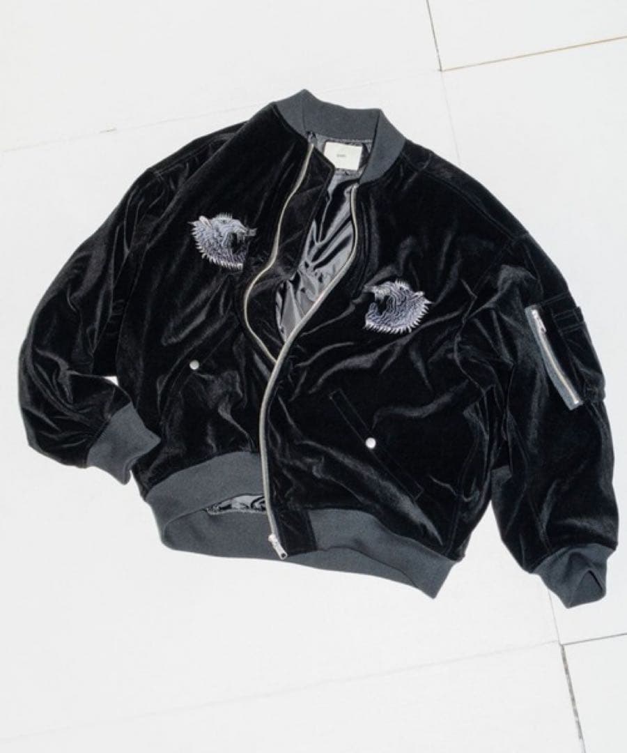 即完売品⭐︎ HARE×hxcyyd スーベニアブルゾン 虎 龍 刺繍 東洋 別珍