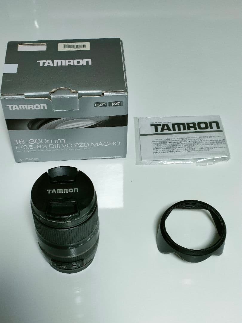 タムロン16-300mm F3.5-6.3 Di II VC PZD MACRO