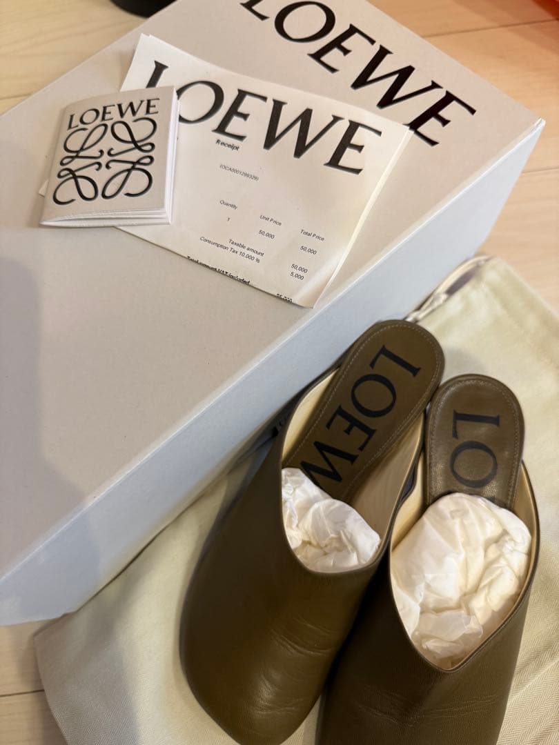 LOEWE ロエベ トイミュール　カーキ　37サイズ