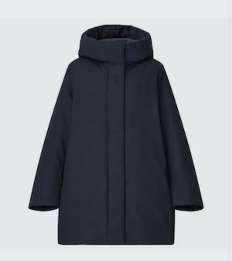＊新品＊UNIQLO ハイブリッドダウンショート コートネイビー XL