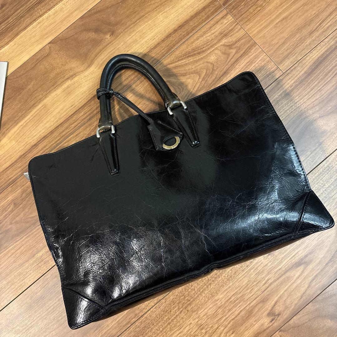 aniary アニアリ レザー 本革製 トートバッグ ビジネスバッグ シワ加工