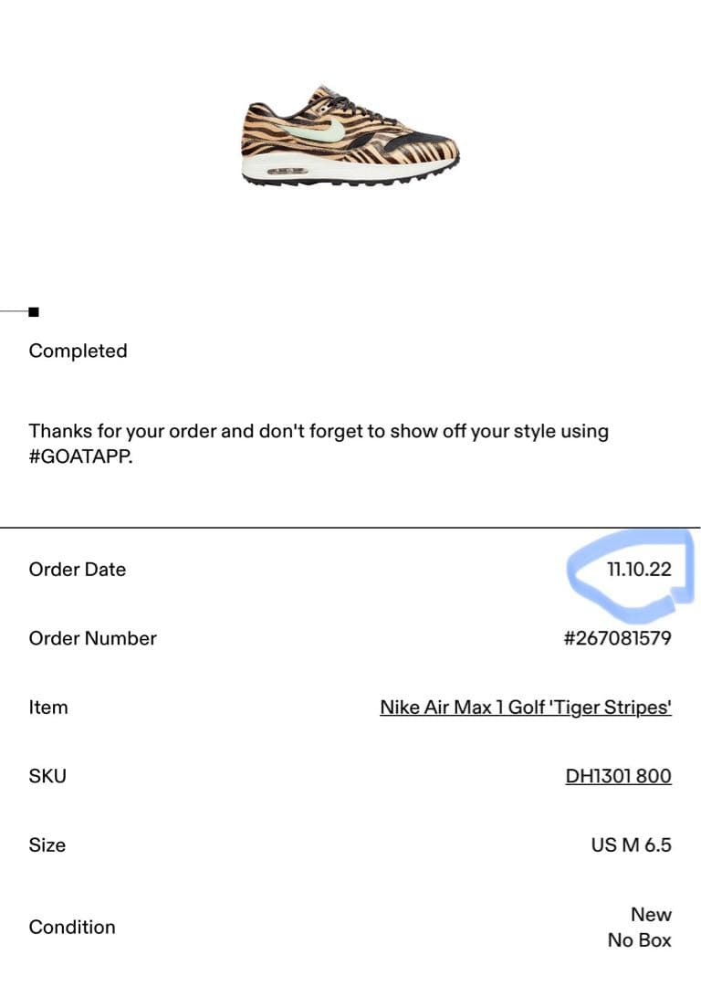 正規品 未使用 Nike Air Max ゴルフシューズUS 6.5