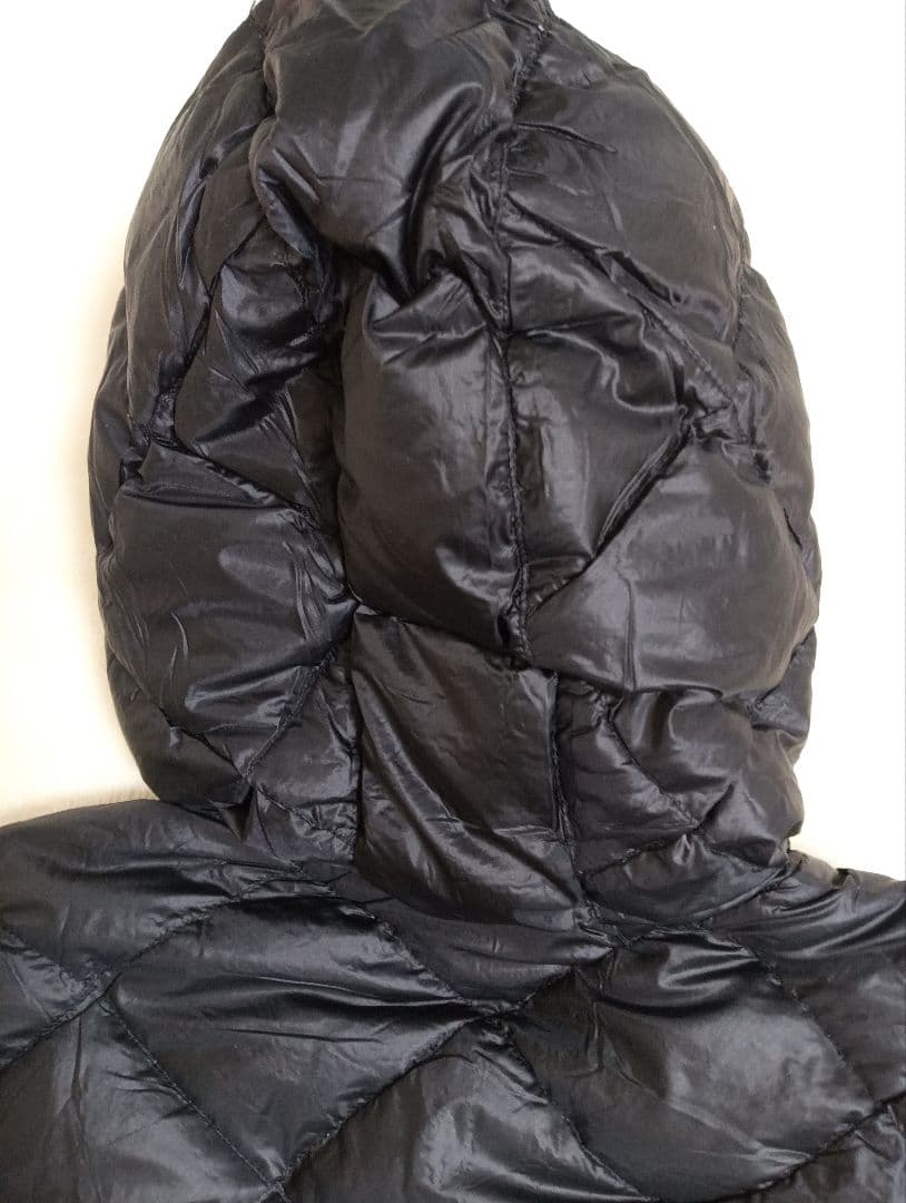 美品　montbell　スペリオダウントラベルコート　ブラック　黒　レディースL