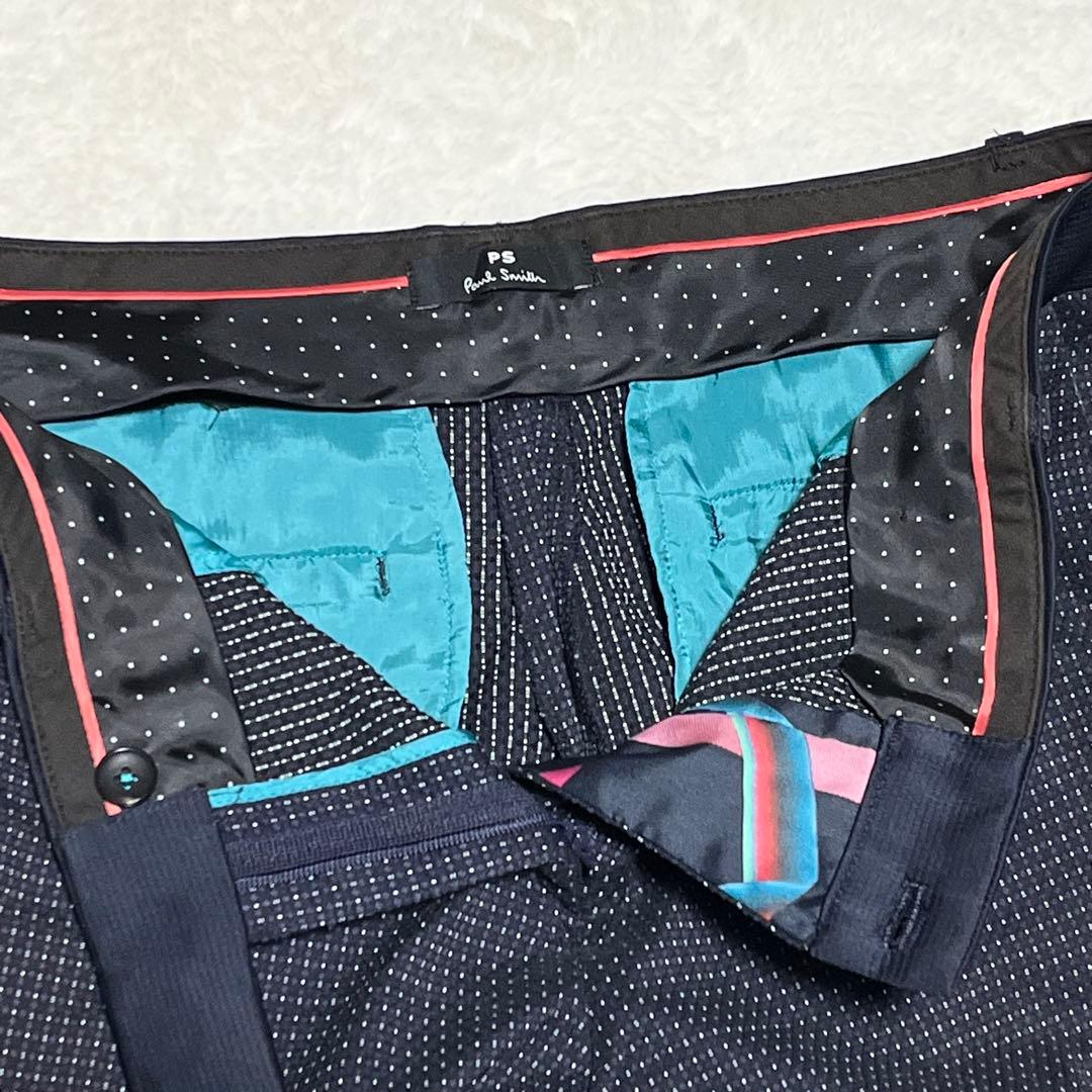 美品/現行　PS Paul Smith セットアップ　パンツスーツ ネイビー　L