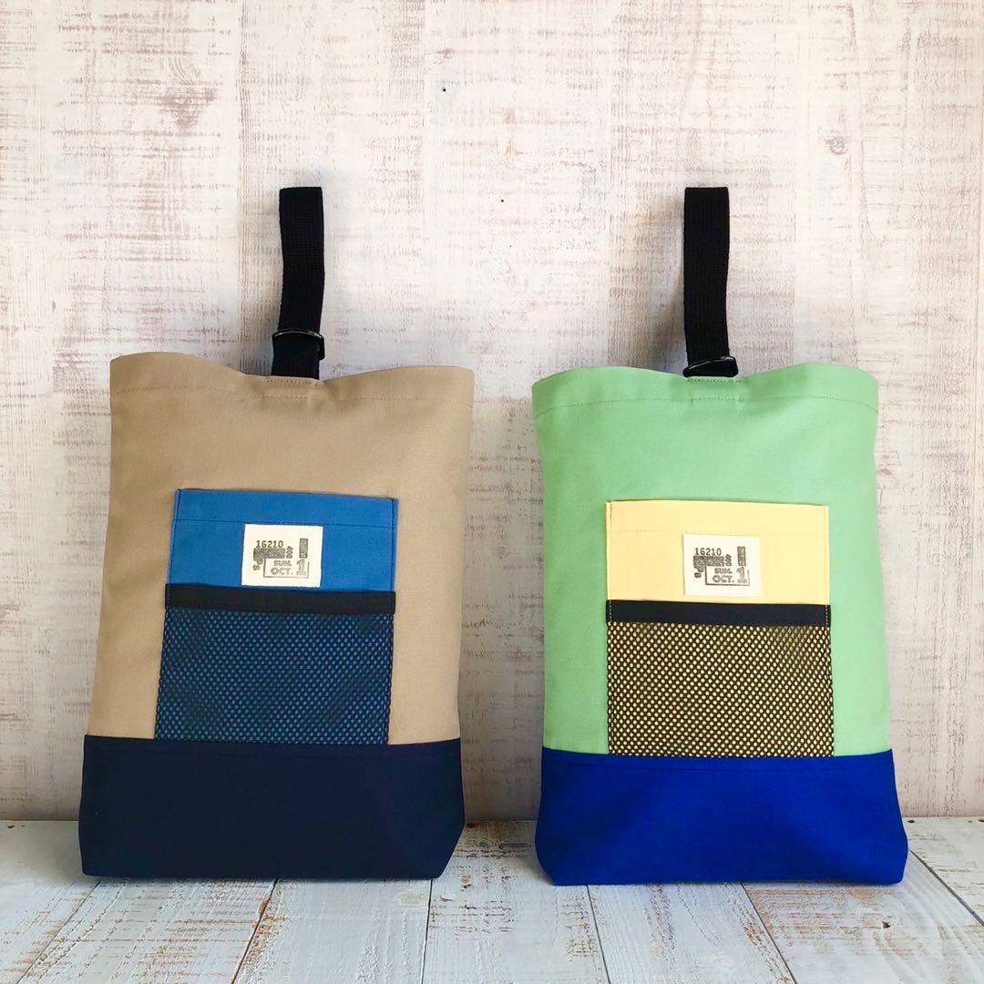 アウトドア風デザイン☆入園入学バッグ3点セット A&D合計６点