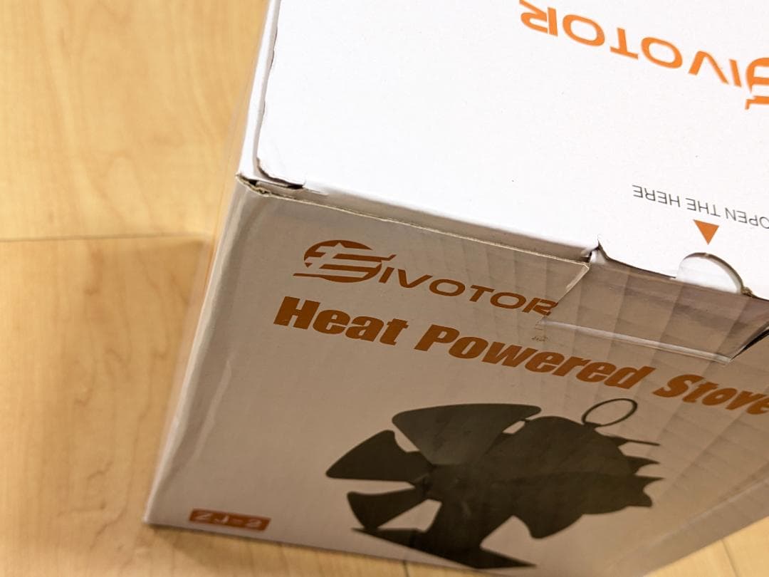 新品　EIVOTOR　ストーブファン　エコファン　薪ストーブ