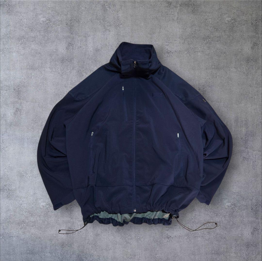 希少Tri-MountainソフトシェルジャケットSeaway企業ネイビードロコ