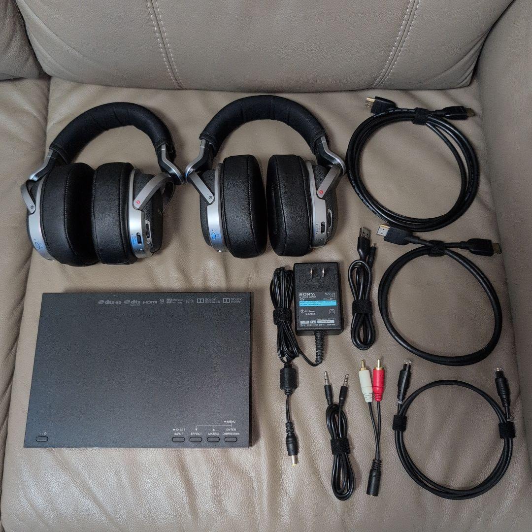SONY デジタルサラウンドヘッドホンシステム MDR-HW700DS＋増設機