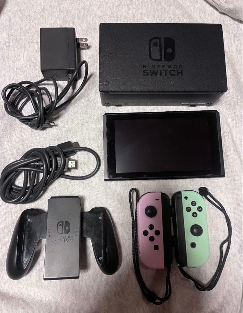 Nintendo Switch 本体 パープルグリーンJoy-Con 付属品一式