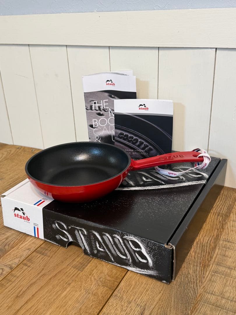 新品 ストウブ スキレット 16cm チェリー 40501-146