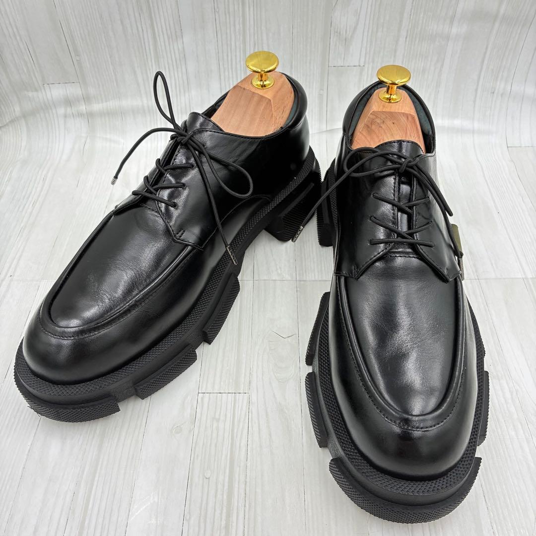 定番✨MANA✨厚底レースアップシューズ 24.5㎝ ブラック