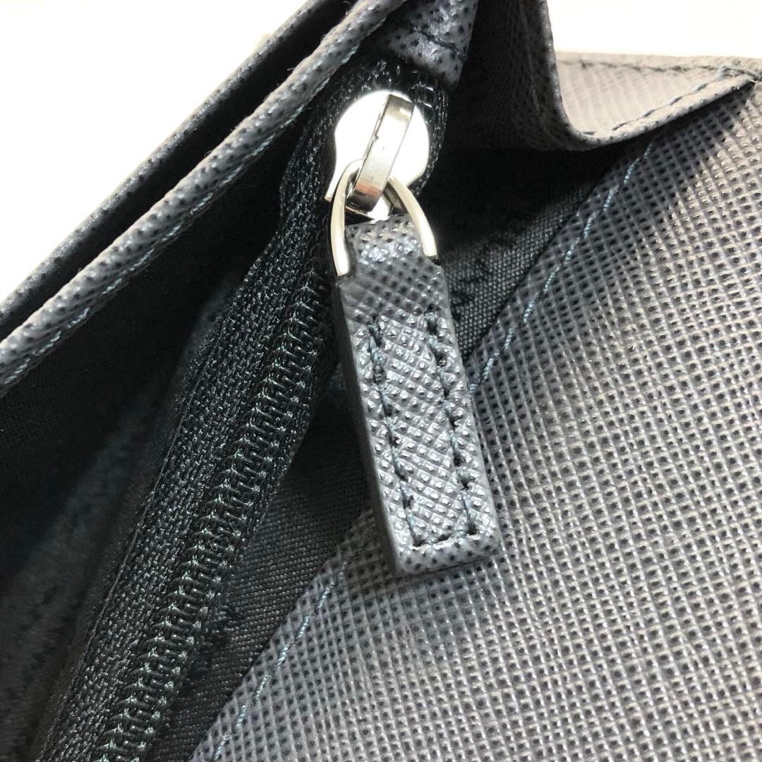 【未使用✨ 極美品】　MONTBLANC モンブラン 長財布 二つ折り　グレー