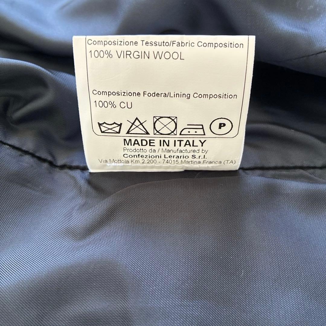 【極美品】TAGLIATORE タリアトーレ ジレ ベスト 44 ネイビー