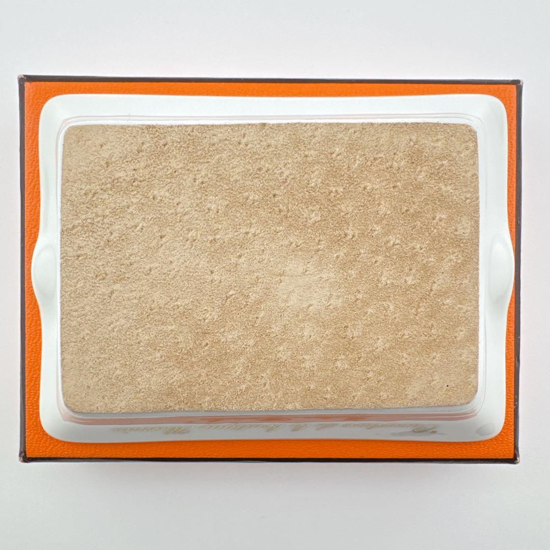 HERMES エルメス 灰皿 馬柄 アッシュトレイ 小物入れ 陶器 未使用 箱付