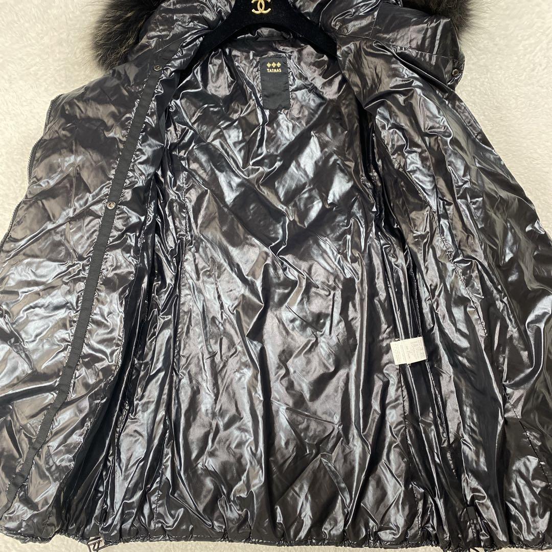 【美品】タトラス PIANETA ダウンコート ダイヤキルト ブラック　02