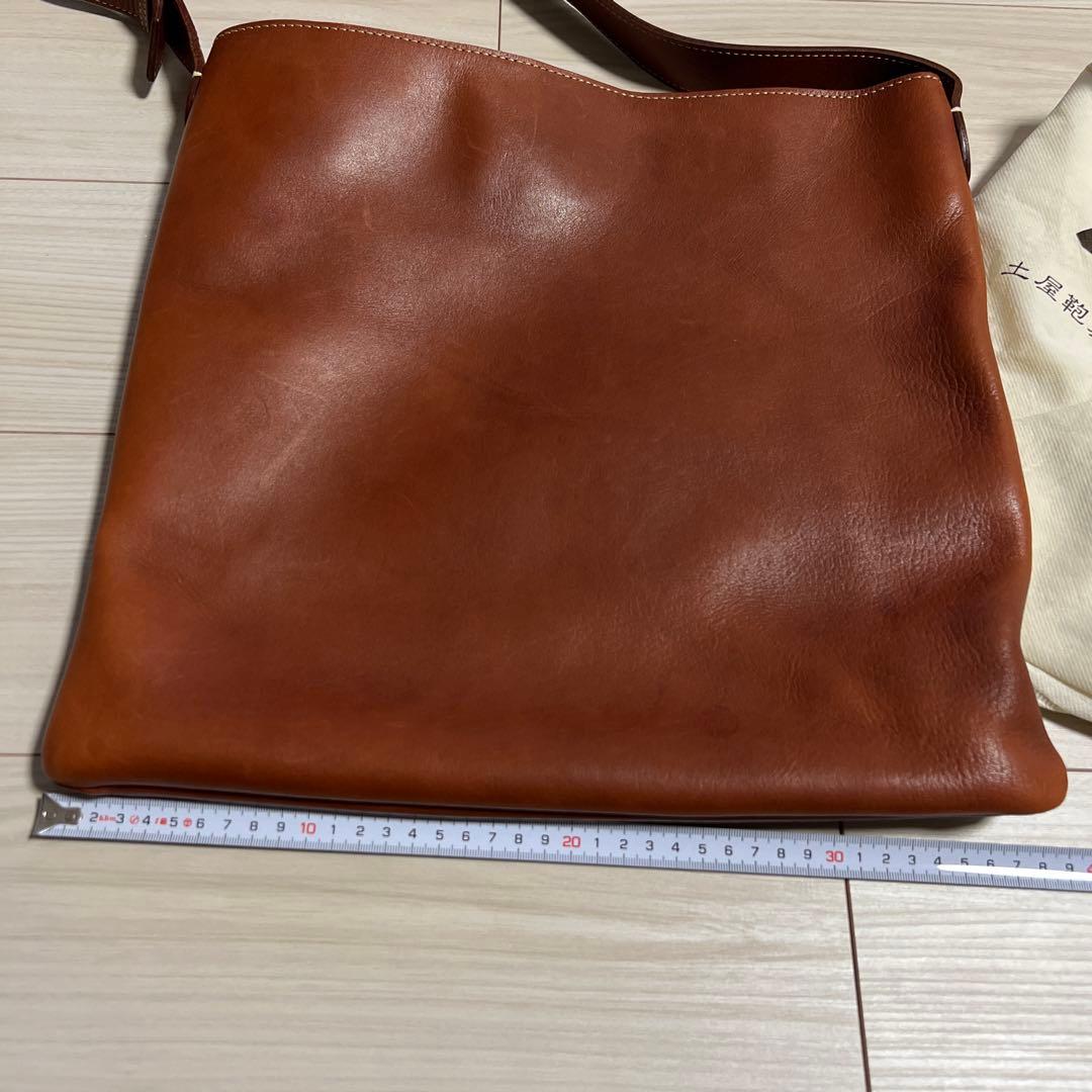 土屋鞄　ユニックリベルタ　牛革　ワンショルダー　ブラウン