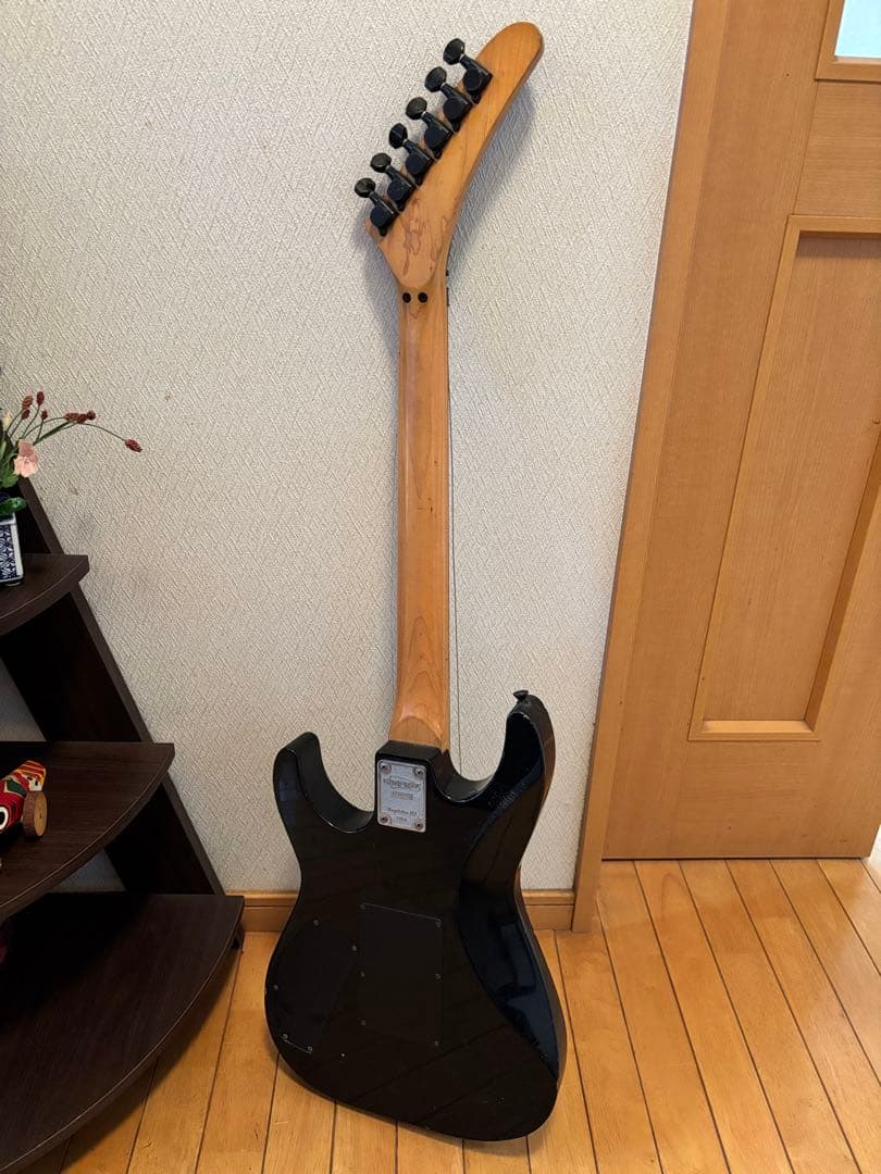 Kramer USA ブラックエレキギター（1989年購入）