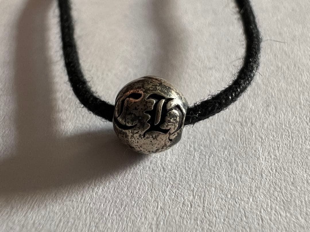 クロムハーツ　CHROMEHEARTS　コードネックレス　シルバービーズ　CH