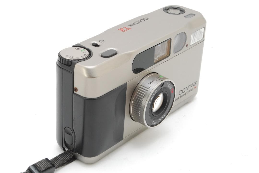 【美品 箱＆ケース付き】コンタックス Contax T2 シルバー