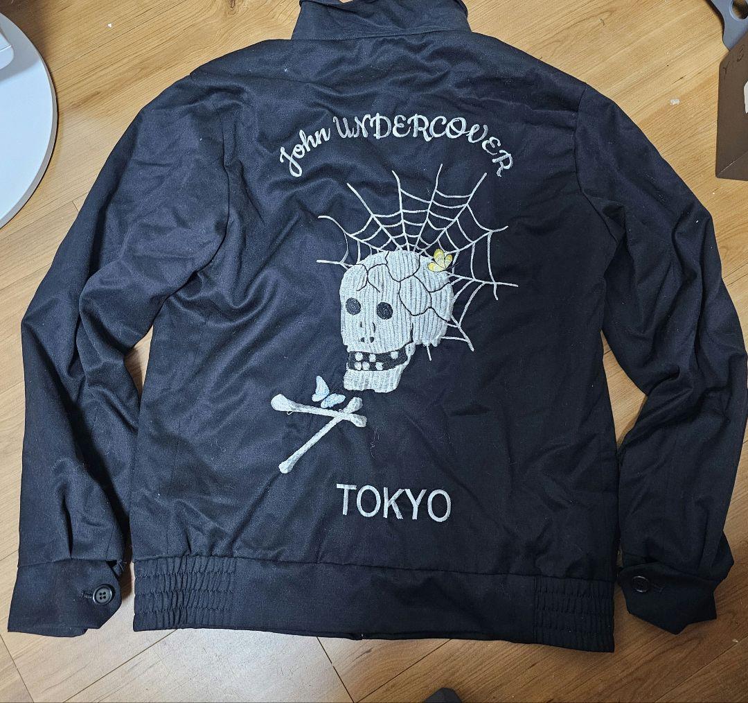 骸骨と蜘蛛の巣　John UNDERCOVER スカル刺繍　size 2